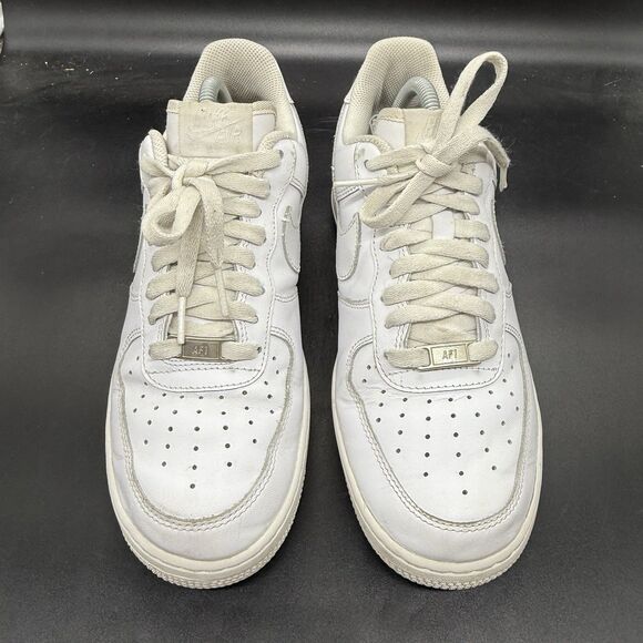 Nike Womens size 9.5 Air Force 1 DD8959-100 White Casual Shoes Sneakers - Picture 3 of 7